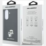 Carcasa Karl Lagerfeld Saffiano Karl and Choupette Metal Logo compatibila cu Samsung Galaxy A37 5G, Negru 9 - lerato.ro
