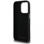 Husa Karl Lagerfeld FW Grained Karl and Choupette Heads Pins compatibila cu iPhone 16 Pro, Negru 8 - lerato.ro