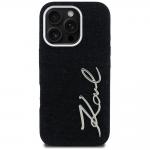 Husa Karl Lagerfeld FW Jeans Signature Logo compatibila cu iPhone 16 Pro, Negru 2 - lerato.ro