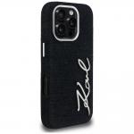 Husa Karl Lagerfeld FW Jeans Signature Logo compatibila cu iPhone 16 Pro, Negru 5 - lerato.ro