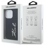 Husa Karl Lagerfeld FW Jeans Signature Logo compatibila cu iPhone 16 Pro Max, Negru 9 - lerato.ro