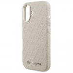 Husa Karl Lagerfeld FW Stamped Karl cu MagSafe compatibila cu iPhone 16, Bej 7 - lerato.ro