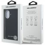 Husa Karl Lagerfeld FW Stamped Karl cu MagSafe compatibila cu iPhone 16, Negru 9 - lerato.ro