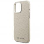 Husa Karl Lagerfeld FW Stamped Karl cu MagSafe compatibila cu iPhone 16 Pro Max, Bej 7 - lerato.ro