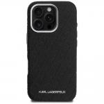 Husa Karl Lagerfeld FW Stamped Karl cu MagSafe compatibila cu iPhone 16 Pro Max, Negru 2 - lerato.ro