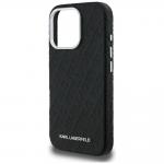 Husa Karl Lagerfeld FW Stamped Karl cu MagSafe compatibila cu iPhone 16 Pro Max, Negru 7 - lerato.ro
