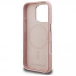 Husa Karl Lagerfeld FW Stamped Karl cu MagSafe compatibila cu iPhone 16 Pro, Roz 8 - lerato.ro