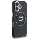 Husa Karl Lagerfeld IML Choupette Head Logo cu MagSafe compatibila cu iPhone 16, Negru 5 - lerato.ro