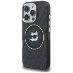 Husa Karl Lagerfeld IML Choupette Sketch Head cu MagSafe compatibila cu iPhone 16 Pro, Negru 3 - lerato.ro