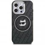 Husa Karl Lagerfeld IML Choupette Head Logo cu MagSafe compatibila cu iPhone 16 Pro Max, Negru 2 - lerato.ro