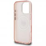 Husa Karl Lagerfeld IML Choupette Head Logo cu MagSafe compatibila cu iPhone 16 Pro Max, Roz 8 - lerato.ro