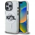 Husa Karl Lagerfeld IML Choupette Sketch Logo cu MagSafe compatibila cu iPhone 16 Pro Max, Transparent 4 - lerato.ro