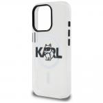 Husa Karl Lagerfeld IML Choupette Sketch Logo cu MagSafe compatibila cu iPhone 16 Pro Max, Transparent 7 - lerato.ro