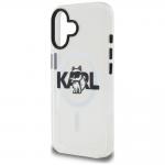 Husa Karl Lagerfeld IML Choupette Head Sketch Logo cu MagSafe compatibila cu iPhone 16, Transparent 7 - lerato.ro