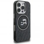 Husa Karl Lagerfeld IML Glitter Karl & Choupette Heads Logo cu MagSafe compatibila cu iPhone 16 Pro Max, Negru 5 - lerato.ro