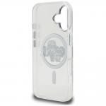 Husa Karl Lagerfeld IML Glitter Karl and Choupette Sketch Logo cu MagSafe compatibila cu iPhone 16, Transparent 8 - lerato.ro