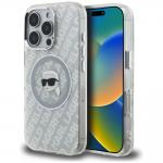 Husa Karl Lagerfeld IML Karl Head Logo cu MagSafe compatibila cu iPhone 16 Pro Max, Gri 4 - lerato.ro