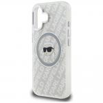 Husa Karl Lagerfeld IML Karl Head Logo cu MagSafe compatibila cu iPhone 16, Gri 7 - lerato.ro