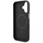 Husa Karl Lagerfeld Initial and Metal Logo cu MagSafe compatibila cu iPhone 16, Negru 8 - lerato.ro