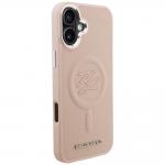 Husa Karl Lagerfeld Initial and Metal Logo cu MagSafe compatibila cu iPhone 16 Plus, Roz 5 - lerato.ro