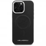 Husa Karl Lagerfeld Embossed Ring Initials cu MagSafe compatibila cu iPhone 16 Pro Max, Negru 2 - lerato.ro