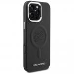 Husa Karl Lagerfeld Embossed Ring Initials cu MagSafe compatibila cu iPhone 16 Pro Max, Negru 5 - lerato.ro