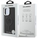 Husa Karl Lagerfeld Embossed Ring Initials cu MagSafe compatibila cu iPhone 16 Pro Max, Negru 9 - lerato.ro