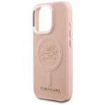Husa Karl Lagerfeld Initial & Metal Logo cu MagSafe compatibila cu iPhone 16 Pro Max, Roz 7 - lerato.ro
