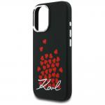Husa Karl Lagerfeld Silicone Heart Sign Logo cu MagSafe compatibila cu iPhone 16, Negru 7 - lerato.ro