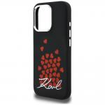 Husa Karl Lagerfeld Silicone Heart Sign Logo cu MagSafe compatibila cu iPhone 16 Pro Max, Negru 7 - lerato.ro