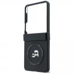 Husa Karl Lagerfeld Karl and Choupette Pins cu MagSafe compatibila cu Samsung Galaxy Z Flip 8, Negru 6 - lerato.ro