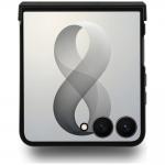 Husa Karl Lagerfeld Karl and Choupette Saffiano Pins cu MagSafe compatibila cu Samsung Galaxy Z Flip 8, Negru 4 - lerato.ro
