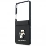 Husa Karl Lagerfeld Karl and Choupette Saffiano Pins cu MagSafe compatibila cu Samsung Galaxy Z Flip 8, Negru 6 - lerato.ro