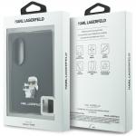 Husa Karl Lagerfeld Saffiano Karl and Choupette Pin compatibila cu Samsung Galaxy Z Fold 8, Negru 8 - lerato.ro
