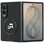 Husa Karl Lagerfeld Karl & Choupette Pins cu MagSafe compatibila cu Samsung Galaxy Z Fold 8, Negru 3 - lerato.ro