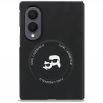 Husa Karl Lagerfeld Karl & Choupette Pins cu MagSafe compatibila cu Samsung Galaxy Z Fold 8, Negru 2 - lerato.ro