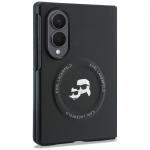Husa Karl Lagerfeld Karl & Choupette Pins cu MagSafe compatibila cu Samsung Galaxy Z Fold 8, Negru 4 - lerato.ro