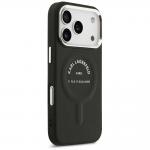 Carcasa Karl Lagerfeld Embossed Open Ring RSG Logo cu MagSafe compatibila cu iPhone 17 Pro Max / 18 Pro Max, Negru 5 - lerato.ro