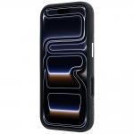 Carcasa Karl Lagerfeld Grained Allover Logo cu MagSafe compatibila cu iPhone 17 Pro, Burgundy 6 - lerato.ro