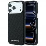 Carcasa Karl Lagerfeld Grained Allover Logo cu MagSafe compatibila cu iPhone 17 Pro Max / 18 Pro Max, Negru 4 - lerato.ro