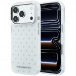 Carcasa Karl Lagerfeld IML Rhinestones Allover compatibila cu iPhone 17 Pro Max / 18 Pro Max, Alb 4 - lerato.ro