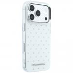 Carcasa Karl Lagerfeld IML Rhinestones Allover compatibila cu iPhone 17 Pro Max / 18 Pro Max, Alb 5 - lerato.ro