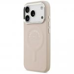 Husa Karl Lagerfeld Embossed Open Ring RSG Logo cu MagSafe compatibila cu iPhone 18 Pro Max / 17 Pro Max, Roz 3 - lerato.ro