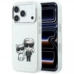 Husa Karl Lagerfeld Smooth Karl and Choupette Bodies Sketch cu MagSafe compatibila cu iPhone 18 Pro Max / 17 Pro Max, Bej 4 - lerato.ro