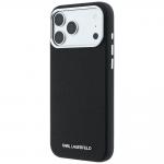 Husa Karl Lagerfeld Grained Elongated Logo cu MagSafe compatibila cu iPhone 18 Pro Max / 17 Pro Max, Negru 3 - lerato.ro