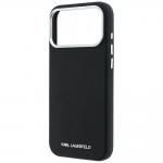 Husa Karl Lagerfeld Grained Elongated Logo cu MagSafe compatibila cu iPhone 18 Pro Max / 17 Pro Max, Negru 7 - lerato.ro