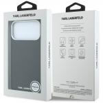 Husa Karl Lagerfeld Grained Elongated Logo cu MagSafe compatibila cu iPhone 18 Pro Max / 17 Pro Max, Negru 9 - lerato.ro