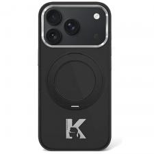 Huse si carcase iPhone 17 Pro Max, Husa Karl Lagerfeld IML Ring Stand 360 Kameo cu MagSafe compatibila cu iPhone 18 Pro Max / 17 Pro Max, Negru, lerato.ro
