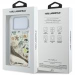 Husa Karl Lagerfeld Liquid Glitter Beach and Sand compatibila cu iPhone 18 Pro Max / 17 Pro Max, Bej 9 - lerato.ro