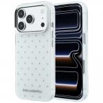 Husa Karl Lagerfeld IML Rhinestones Allover Logo compatibila cu iPhone 18 Pro / 17 Pro, Alb 4 - lerato.ro